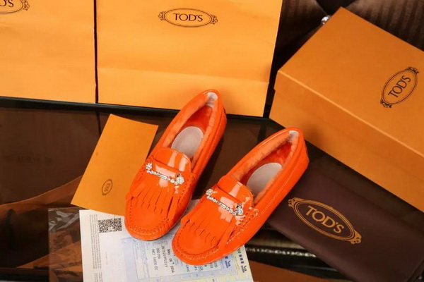 TODS Loafers Lined with fur Women--005